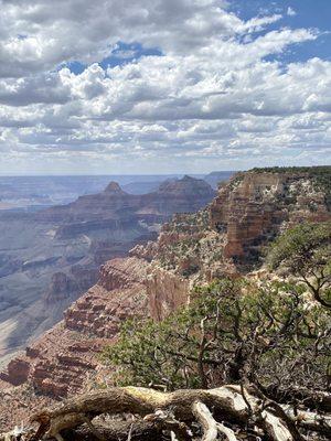 Peek-a-boo canyon views