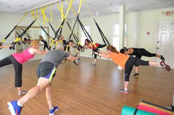 At Pilates Tutor in Marietta you can take TRX Suspension Training which uses body weight to perform 100's of exercises