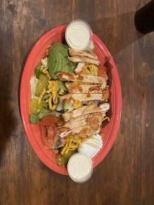 Avocado Grilled chicken Cobb salad
