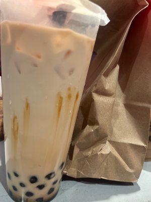 Brown Sugar Milk Boba Tea