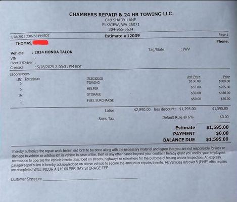 Chambers Auto Repair & Towing