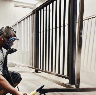 Powder Coated Railings