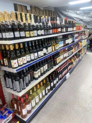 Great wine selection.