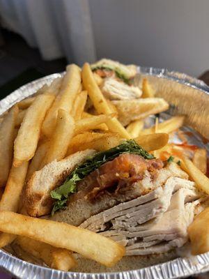 Sliced Turkey Triple Decker