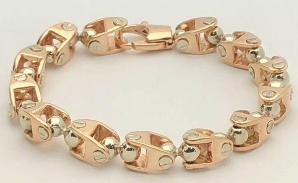 Gold Bracelet solid 14kt.