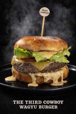The third cowboy Wagyu burger