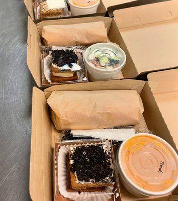 Sandwiches and S'more