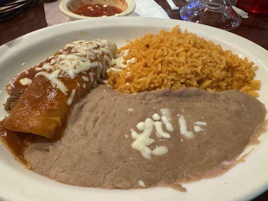 Lunch in Miner, MO. Waiting for the car to charge. 12/24