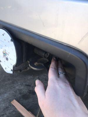 Screws were still sticking straight out. The faceplate was yanked off. The person who removed it could not get it unlocked.