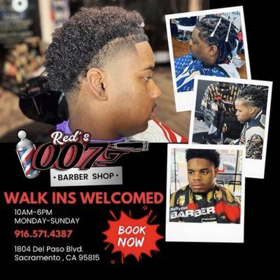 Reds 007 barber shop