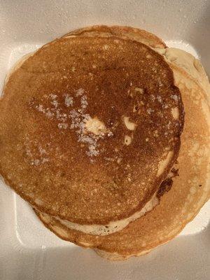3 Plain Short Stack Pancakes