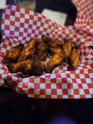Lemon dry rub and Memphis dry rub wings