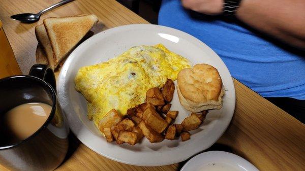 Triple Meat Omelette