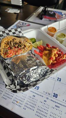 I know there are lots of taco trucks, but this food truck is by far the best. The Hot Cheetos burrito is my favorite, especially with asada.