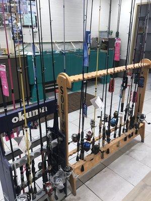 Fishing poles if you forgot to bring yours