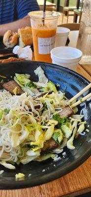 Beef noodle bowl