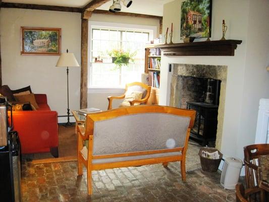 The common area (note the ghostly-looking spots...!)