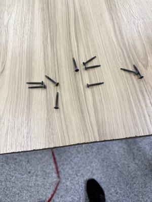 There were a few more screws that fell out of the washer. Absolutely ruining my clothes!