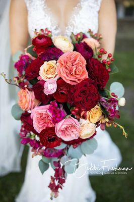Nicole's bridal bouquet