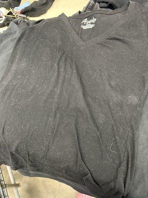 Uncleaned dryer filter : linty clothes . (I don't own any pets for it to have fur/hair)