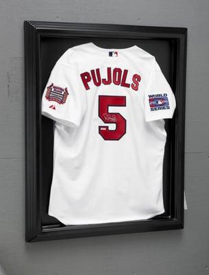 Sport Jersey in Black Wood Moulding Shadow Box Frame!
