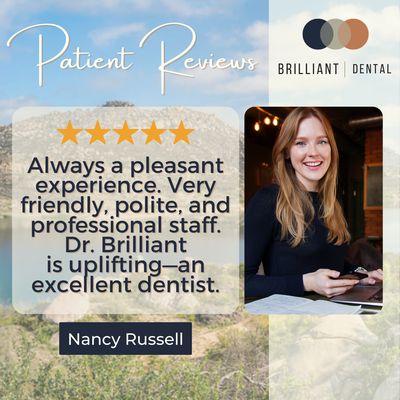 We love getting reviews from our patients!
