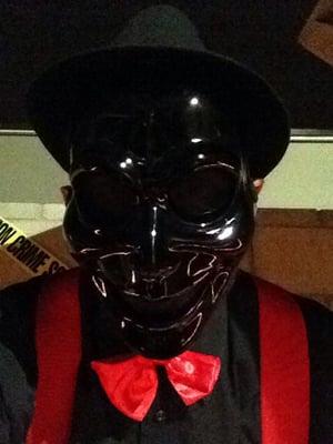 Mask and bow tie a la carte