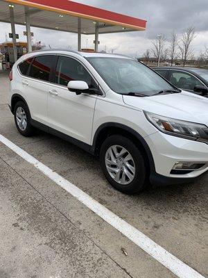 My new car ! Love it ! I wanted a back up cam and I got it plus when I turn my turn signal on I had a camera!