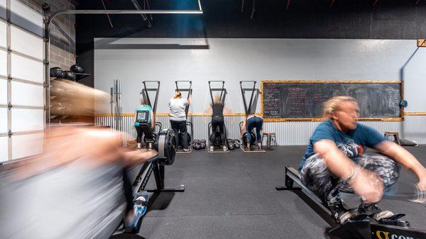 Rowing and skiing is good for the soul...