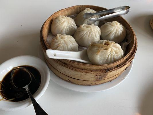 Shanghai Soup Dumplings. Don't forget to use the special dipping sauce