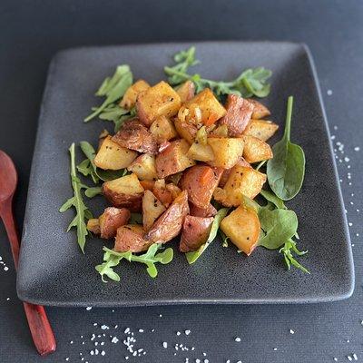 From the a la carte breakfast menu page, Breakfast Potatoes