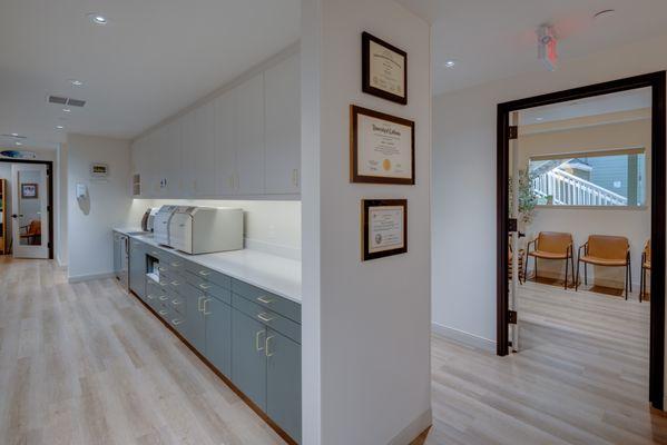 Wrapping around toward sterilization and the lab.