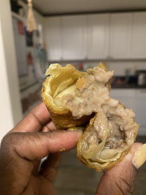 Steak egg rolls