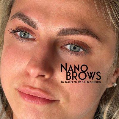NAno brows Clovis Ca KTLN Studio - Natural looking results