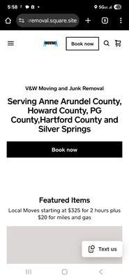 v&w moving and hauling llc