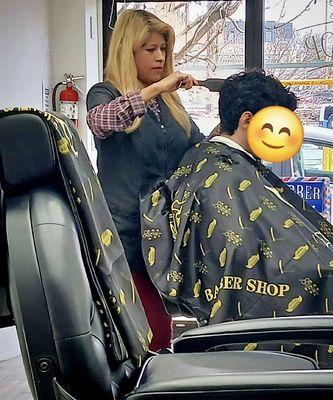 As a small barbershop owner, Mia strives everyday to have connectivity with her clients that turn into family.