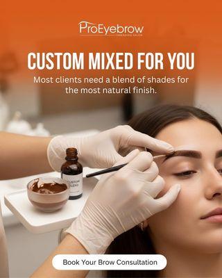 Henna eyebrows color