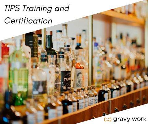 We offer many different training courses, including TIPS.