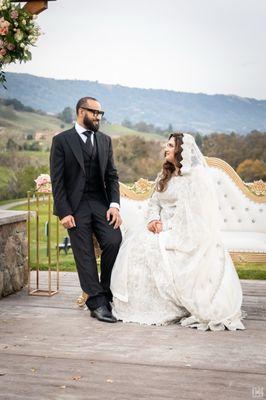 Me along with my bride looking immaculate.