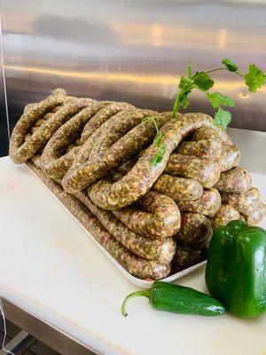 Chorizo verde!! Green chorizo!!