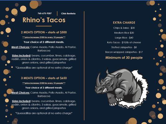 Rhinos Tacos