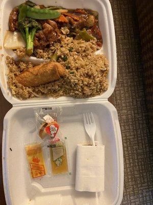 Lunch - L5. Beef with Mixed Vegetables Lunch Special