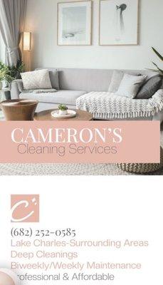 Cameron’s Cleaning Services