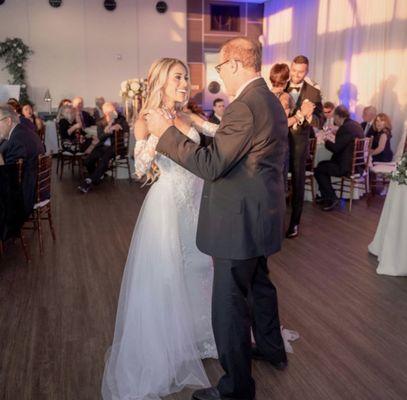 A father who (two) stepped up for his daughter's special day.