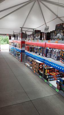 American Fireworks Stand
