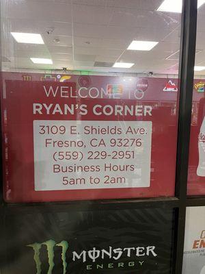 Ryan's Corner Liquor
