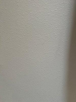 Wall area by front door