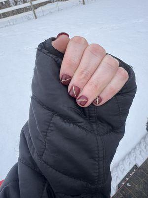 Nails done by Charlie