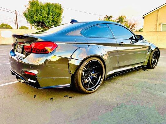 2020 BMW M4 wide body liberty walk