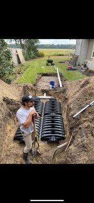 Drain field repair